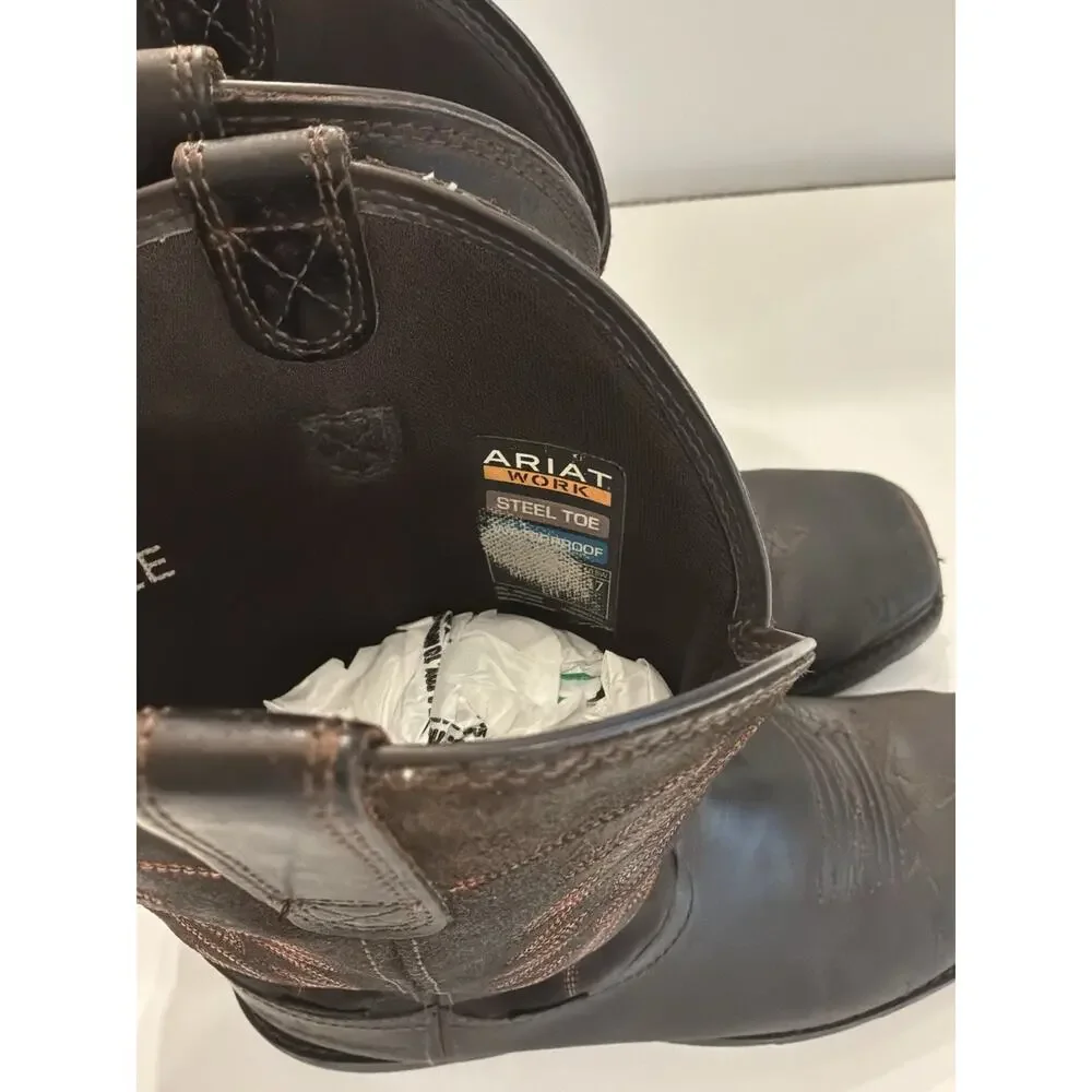 Men’s Ariat Steel Toe Boots Size 11.5 EE